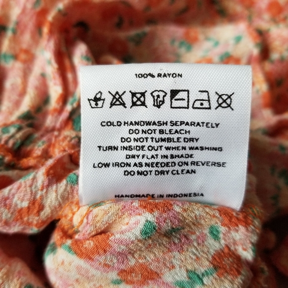 DONATED - FAITHFULL THE BRAND Peplum Top - Mathiola Floral - Picture 8 of 10